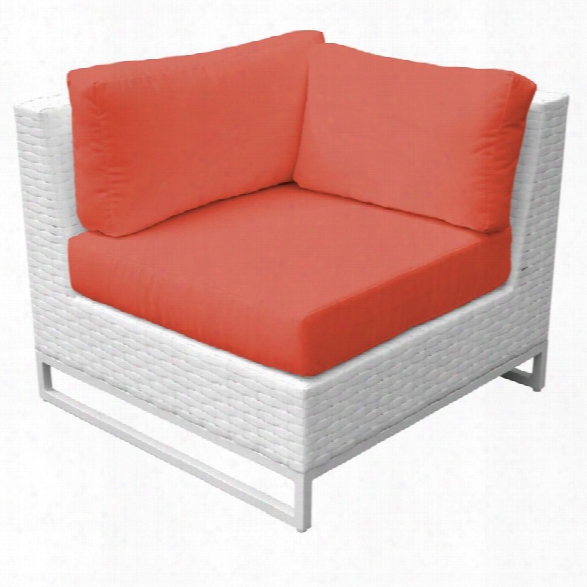 Tkc Miami Corner Patio Chair In Orange (set Of 2)