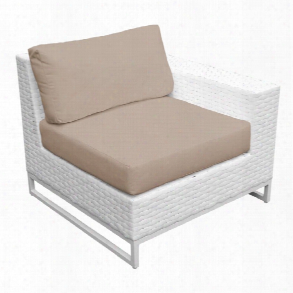 Tkc Miami Left Arm Patio Chair In Wheat