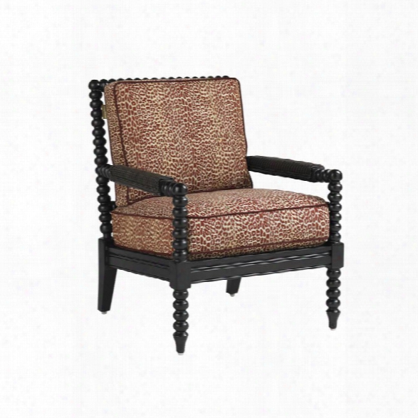 Tommy Bahama Kingstown Sedona Patoo Accent Chair In Ebony