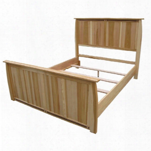 A-america Adamstown Queen Panel Bed In Natural