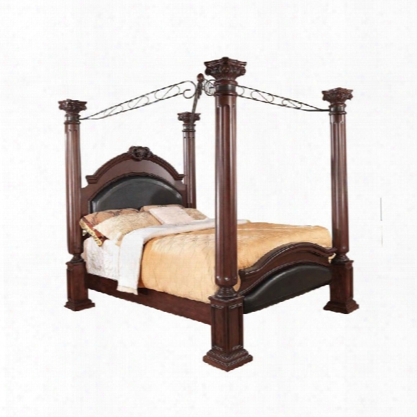 Coaster Grand Prado Bed In Warm Cherry Finish-king