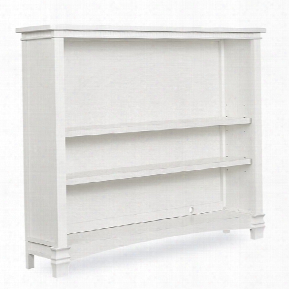 Evolur Cheyenne / Santa Fe Hutch Bookcase In Brush White