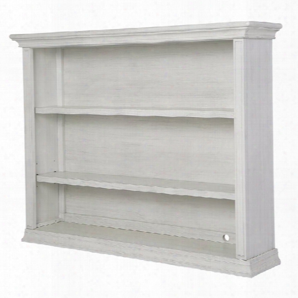 Evolur Napoli Hutch / Bookcase In Antique Mist