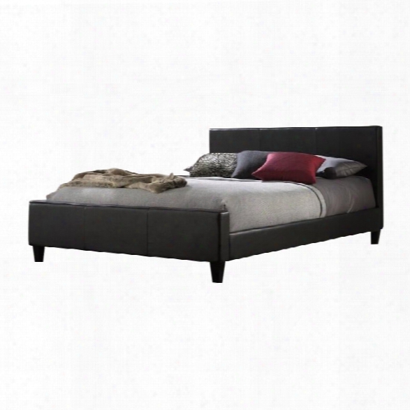 Fashion Bed Euro Platform Bed In Black-full