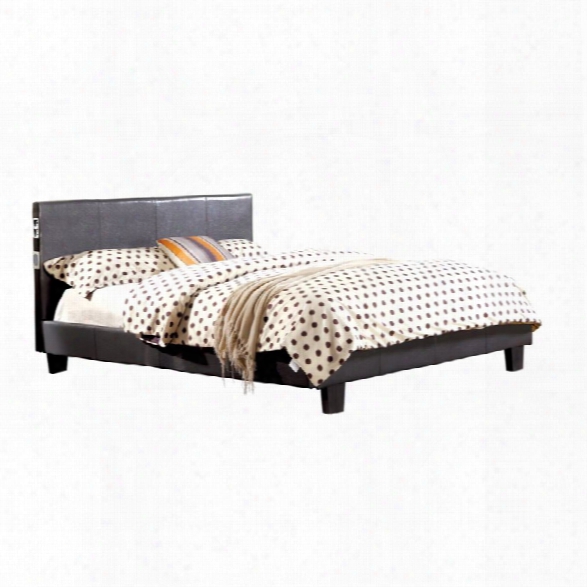 Furniture Of America Charlie King Platform Panel Bed In Gray