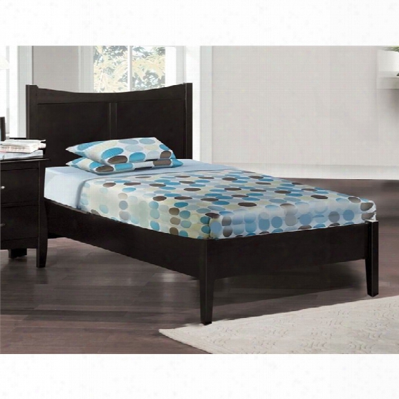 Furniture Of America Herndon Twin Panel Bed In Espresso