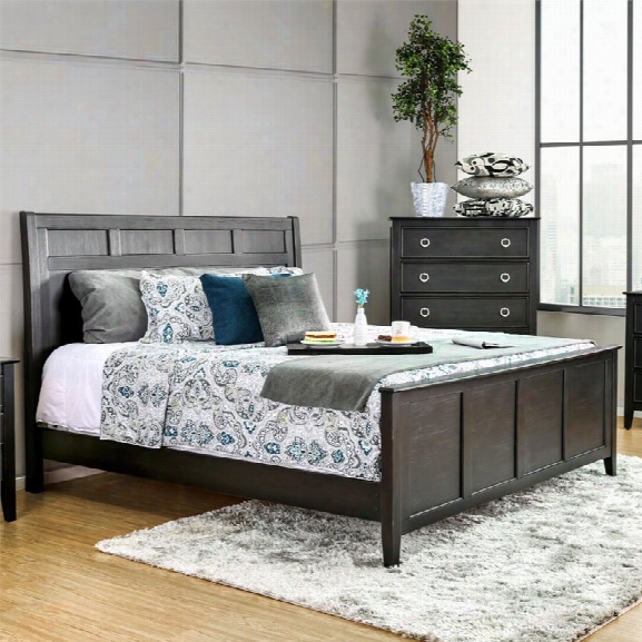 Furniture Of America Mardon California King Panel Bed In Black