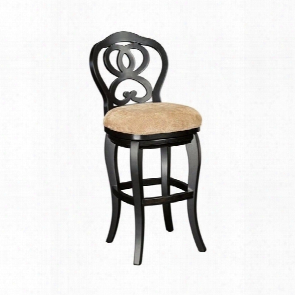 Hammary Hidden Treasures 30 Bar Stool In Black