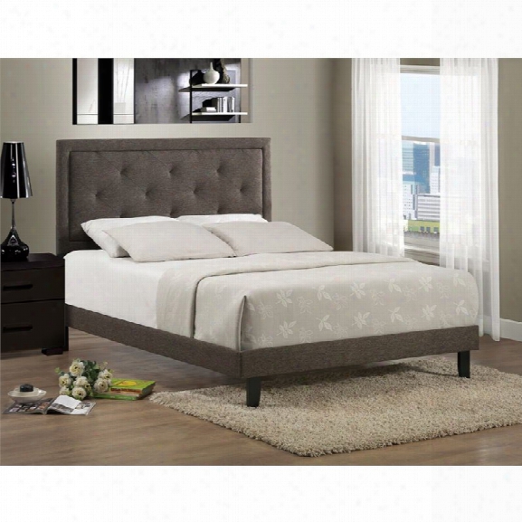 Hillsdale Becker Upholstered King Panel Bed In Black