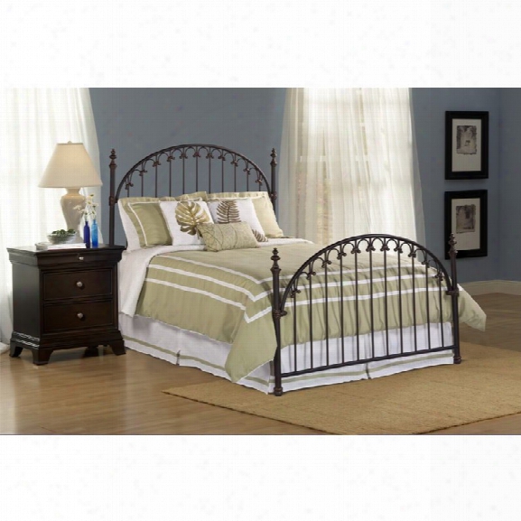 Hillsdale Kirkwell Queen Poster Bed In Brushed Bronze