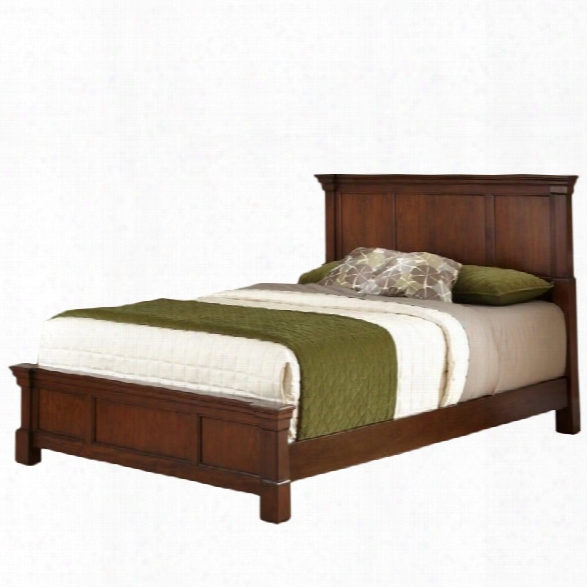 Home Styles Aspen Bed In Rustic Cherry-queen