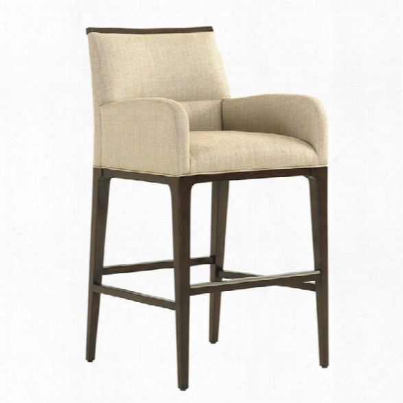 Lexington Macarthur Park Getty 30 Bar Stool In Brown And Wheat