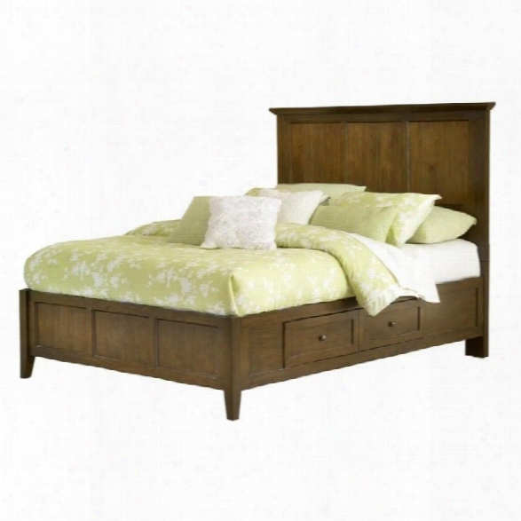 Modus Furniture Paragon Four Drawer Storage Bed In Truffle-queen