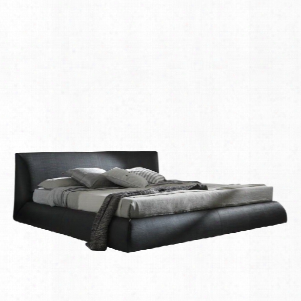 Rossetto Coco Platform Bed In Brown-queen