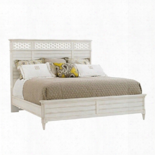 Stanley Furniture Cypress Grove Queen Panel Bed In Parchment