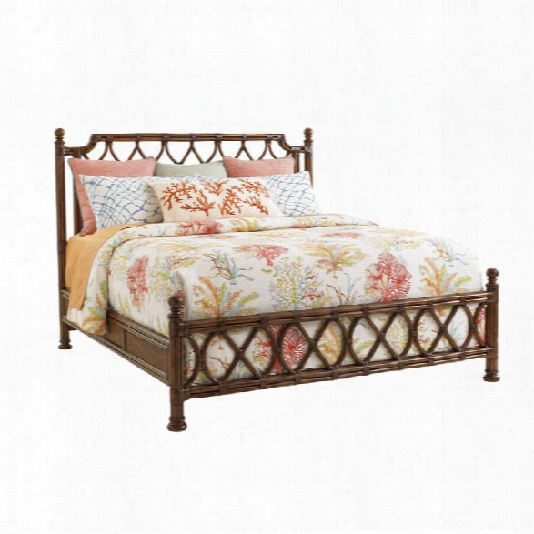 Tommy Bahama Bali Hai Island Breeze Spindle Bed-queen