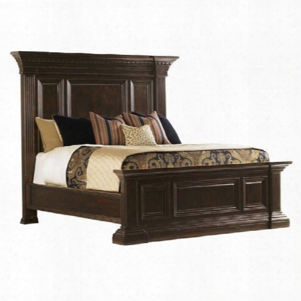 Tommy Bahama Island Traditions Sutton Place Pediment Bed-queen