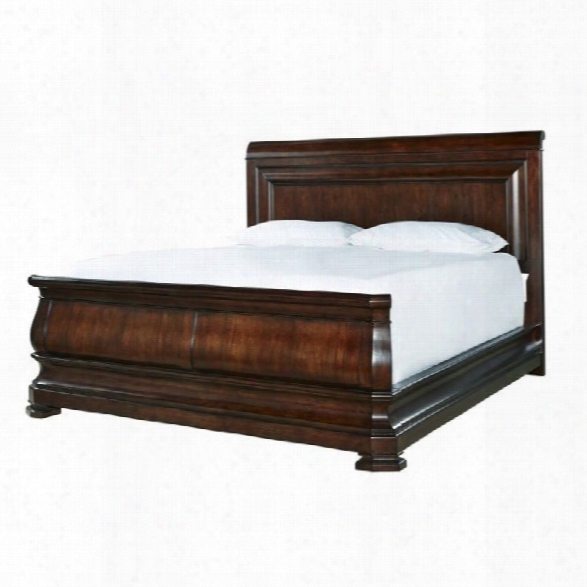 Universal Furniture Reprise King Sleigh Bed In Rustic Cherry