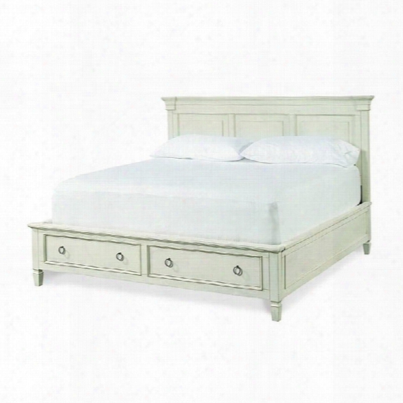 Universal Furniture Summer Hill Storage Bed In Cotton-queen