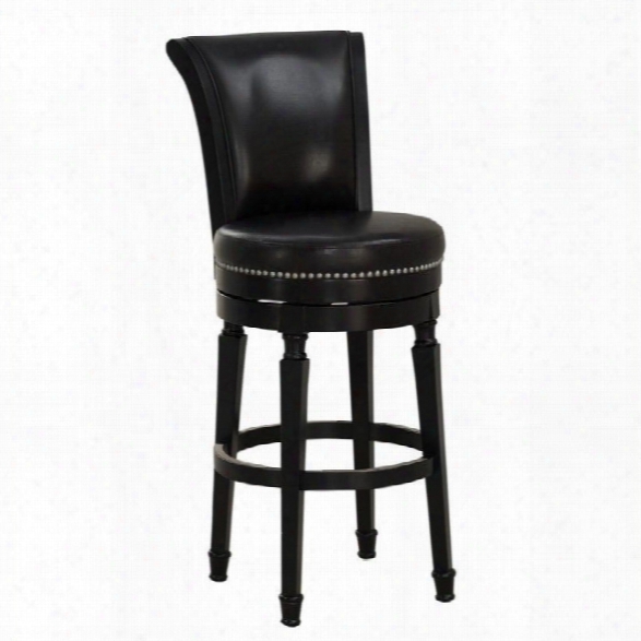 American Heritage Billiard Chelsea 26 Counter Height Stool In Black