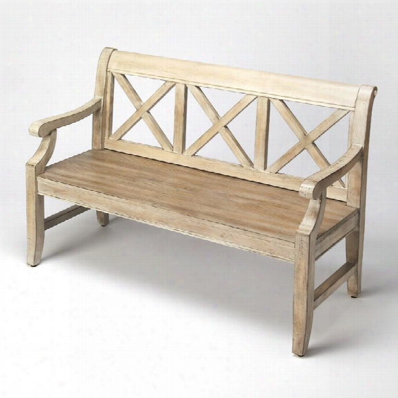 Butler Specialty Masterpiece Gerrit Bench In Driftwood