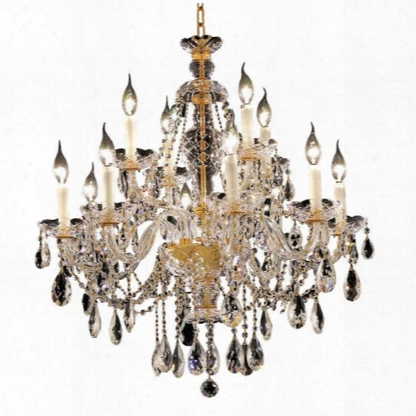 Elegant Lighting Laexandria 28 12 Light Elements Crystal Chandelier