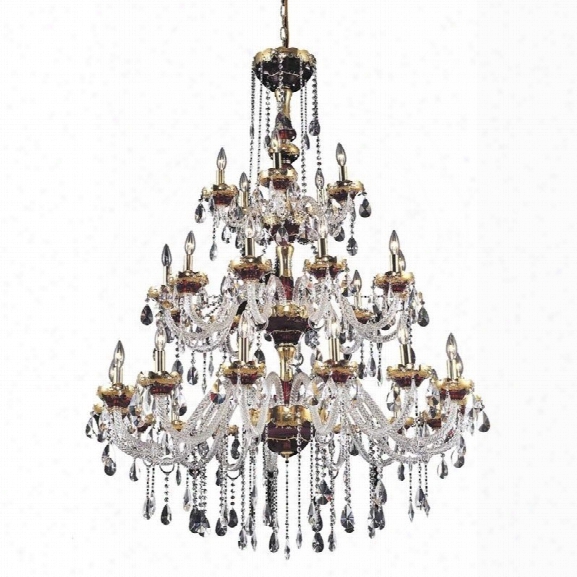 Elegant Lighting Alexandria 45 30 Light Elements Crystal Chandelier