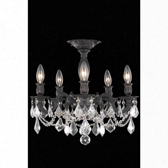 Elegant Lighting Rosalia 18 5 Light Elements Crystal Chandelier