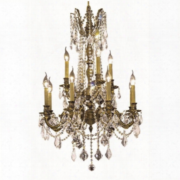 Elegant Lighting Rosalia 24 12 Light Elegant Crystal Chandelier