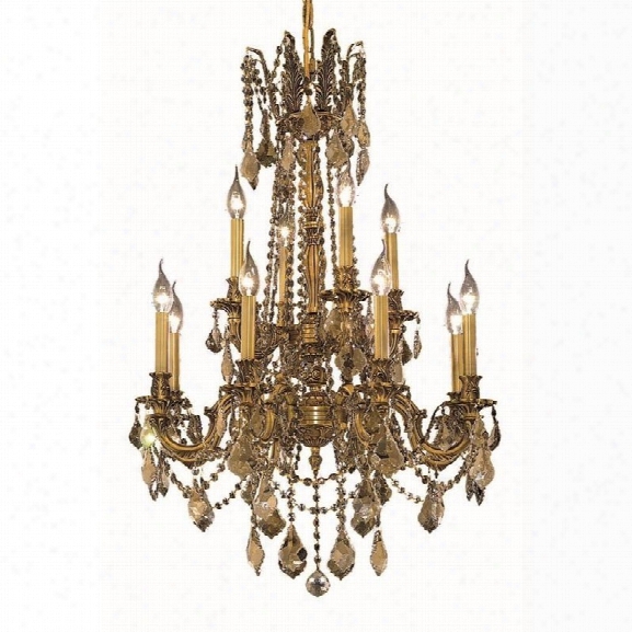 Elegant Lighting Rosalia 24 12 Light Elements Crystal Chandelier