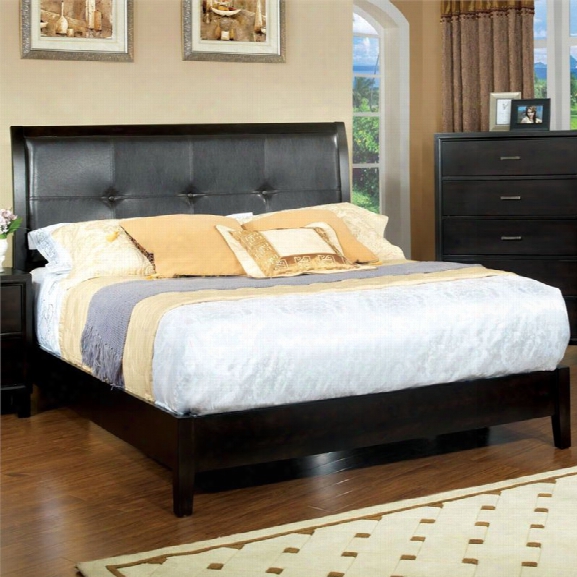 Furniture Of America Muscett Platform King Bed In Espresso