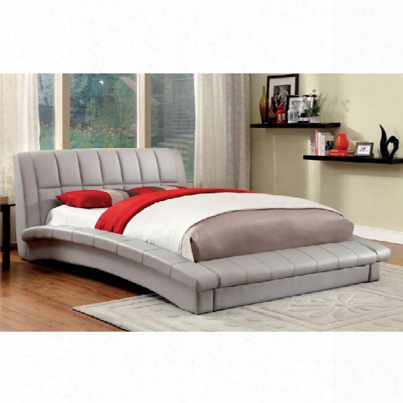 Furniture Of America Nimara California King Upholstered Platform Bed