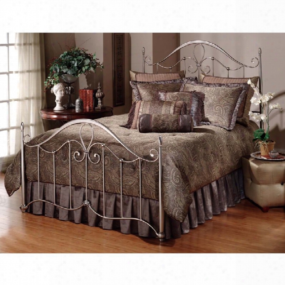 Hillsdale Doheny Full Metal Poster Spindle Bed In Antique Pewter