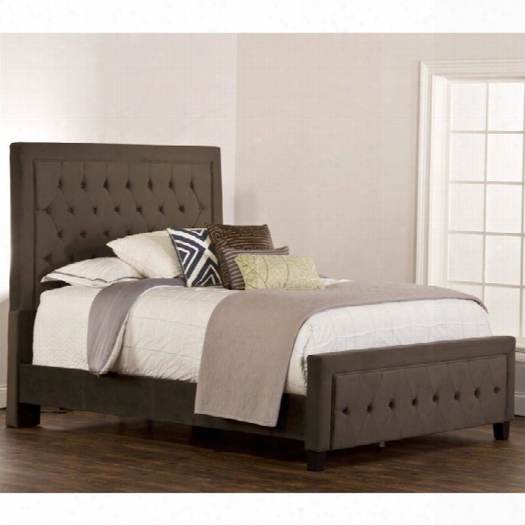Hillsdale Kaylie Upholstered Bed In Pewter-queen