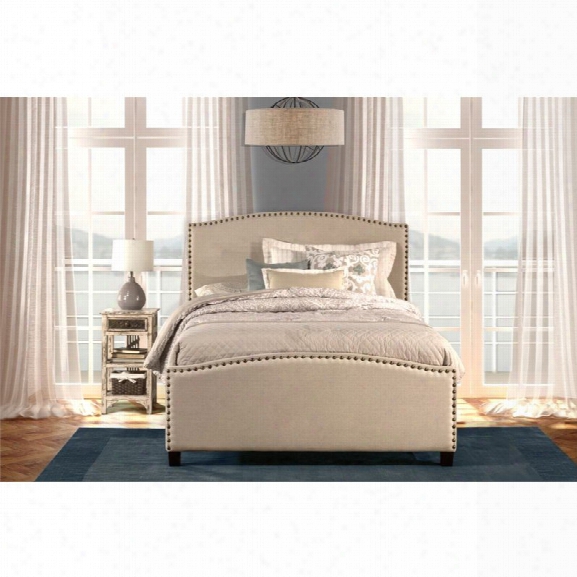 Hillsdale Kerstein Upholstered King Panel Bed In Light Taupe