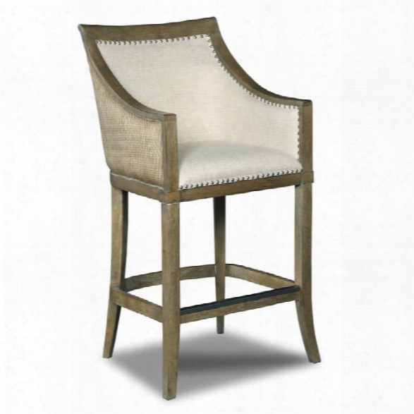 Hooker Furniture Sea Breeze 30 Tropical Bar Stool In Light Wood