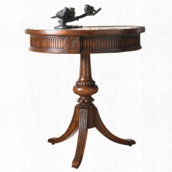 Hooker Furniture Seven Seas Round Pedestal Accent Table