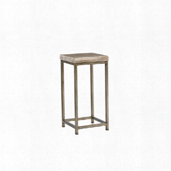 Lexington Laurel Canyon Ashcroft Square End Table In Silver