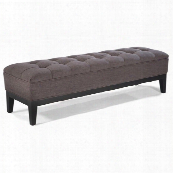 Moe's Capello Bench In Charcoal