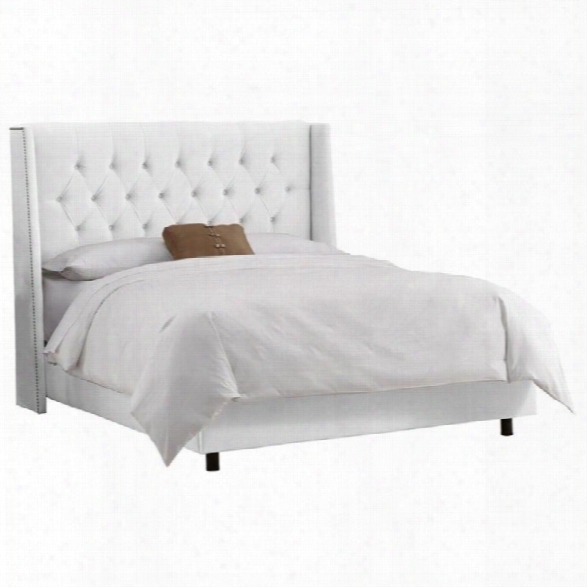 Skyline Furniture Bed In White-full