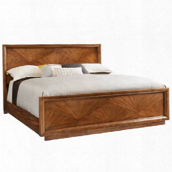 Stanley Furniture Panavista Panorama California King Panel Bed In Goldenrod