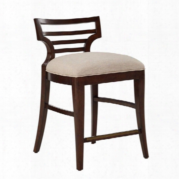 Stanley Furniture Virage Counter Stool In Truffle
