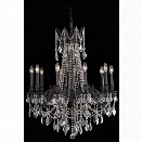 Elegant Lighting Rosalia 28 10 Light Elements Crystal Chandelier