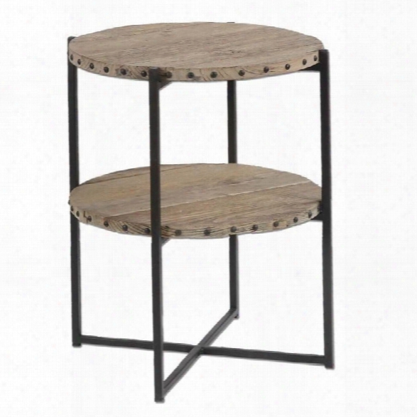 Uttermost Kamau Round Accent Table