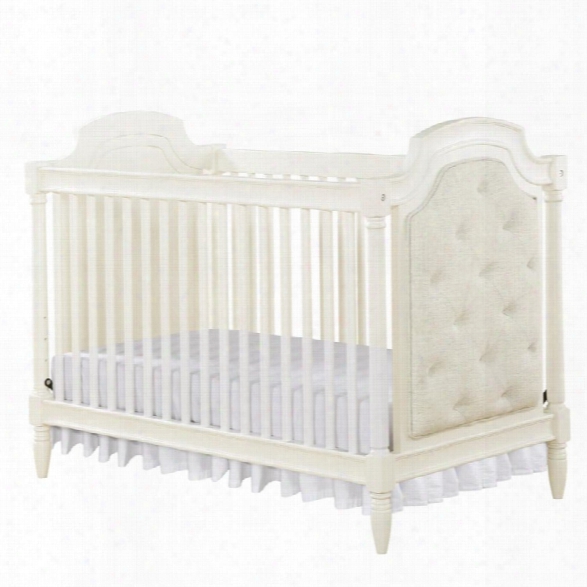 Baby Knightly Corrine 2-in-1 Convertible Crib In French White