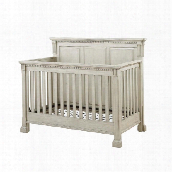 Baby Knightly Everett 4-in-1 Convertible Crib In Antique Gray