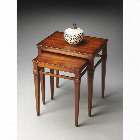 Butler Specialty Butler Loft Nest Of Tables In Antique Cherry