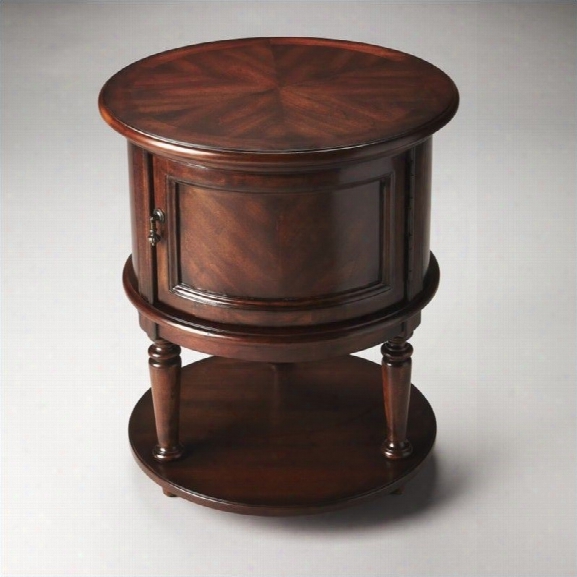 Butler Specialty Coffield Plantation Cherry Drum Table