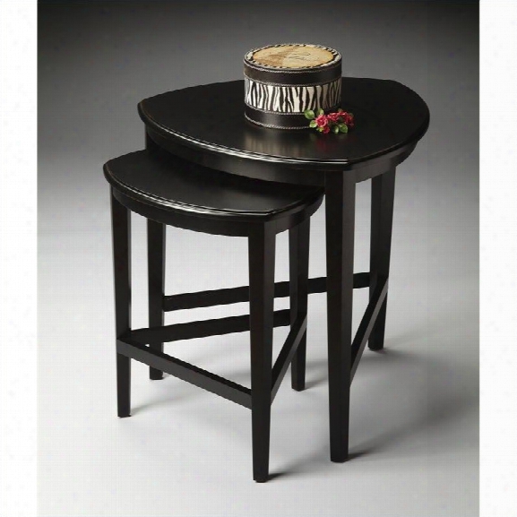 Butler Specialty Loft Nesting Tables In Black Licorice