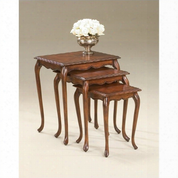 Butler Specialty Nest Of Tables In Plantation Cherry Finish